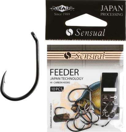 Рыболовные крючки Mikado Sensual Feeder №4, 10 шт.