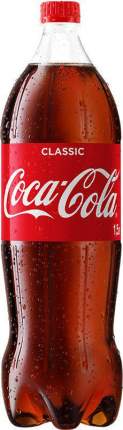 Напиток сильногазированный Coca-Cola безалкогольный пластик 1.5 л