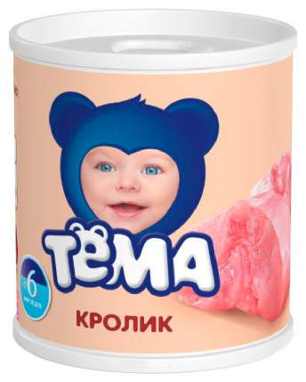 Пюре мясное Тёма Кролик 100 г
