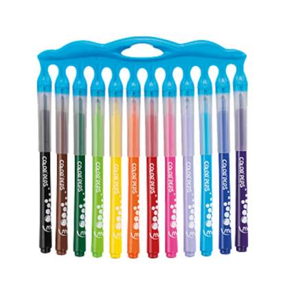 Фломастеры COLOR'PEPS LONG LIFE смываемые 12 цв. с заблокир. пиш. узлом Maped
