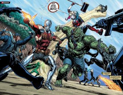 Графический роман Вселенная DC. Rebirth Лига Справедливости против Отряда Самоубийц