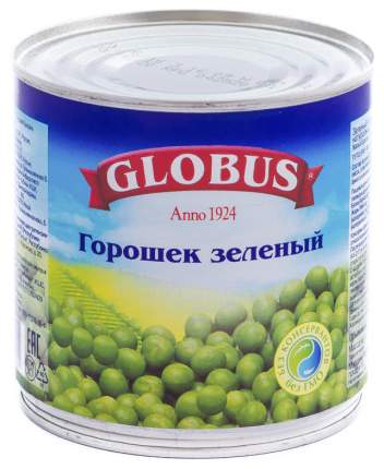 Горошек Globus зеленый 425 мл