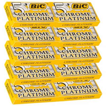 Лезвия для бритья bic platinum