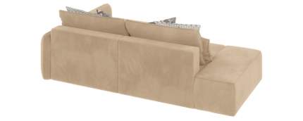 Модульный диван Портленд вариант №3 Soft песочный (Вел-флок, правый)