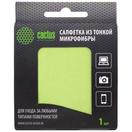 Салфетка для экранов Cactus CS-MF01