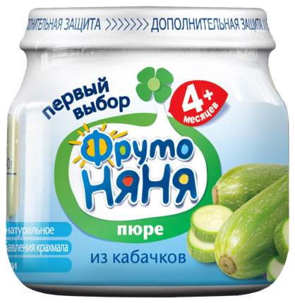 Пюре овощное ФрутоНяня Из кабачков с 4 месяцев 80 г