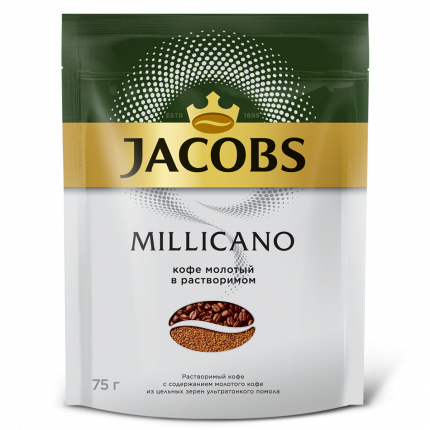 Кофе растворимый Jacobs monarch millicano 75 г