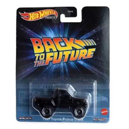 DMC55-HKC20 Машинка игрушка Hot Wheels Premium Back to the Future металлическая коллекционная 1987 Toyota Pickup Truck.  ...
