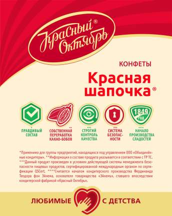 МАЛЮТКА КРАСНЫЙ ОКТЯБРЬ КРАСНЫЙ ОКТЯБРЬ КОНФЕТЫ