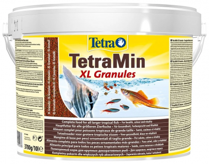 Корм Tetra TetraRubin. Granules для улучшения окраса всех видов рыб,  гранулы, 15 г для рыбок и рептилий купить в СПб, цена от 188 р