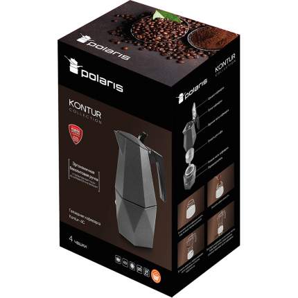Гейзерная кофеварка Kontur-4C