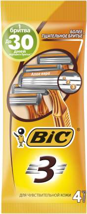Станок для бритья BIC Sensitive 3, 4 шт