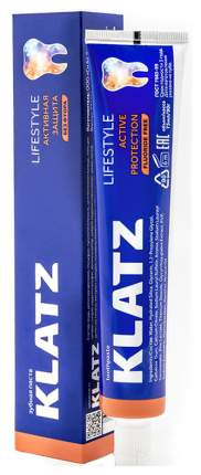 Зубная паста Klatz LIFESTYLE Активная защита без фтора 75 мл