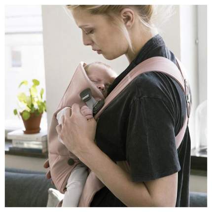 Рюкзак для новорожденных Babybjorn Mini Cotton Пепельно-розовый