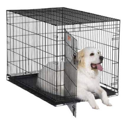 Клетка для собак MidWest iCrate 1 дверь 1548 122х76х84hсм, черная