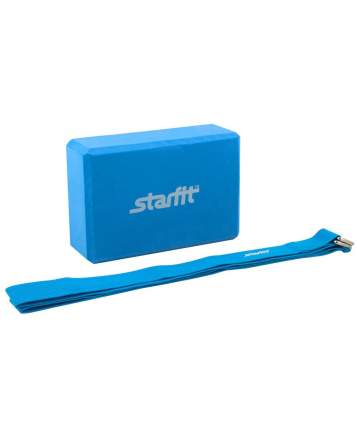 Блок для йоги StarFit FA-104, синий