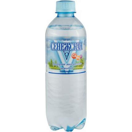 Вода Сенежская газированная пластик 0.5 л