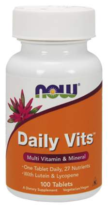 Витаминный комплекс NOW Daily Vits 100 табл.
