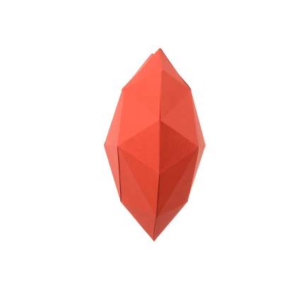 Полигональная фигура PAPERRAZ СЕРДЦЕ (красный)