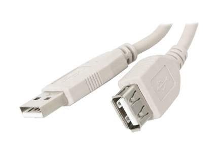 Кабель Atcom USB A-USB A, M-F 5м White (AT4717)