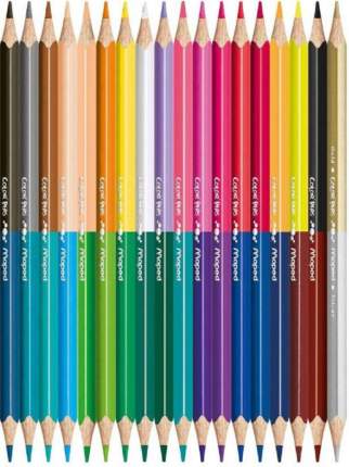 Карандаши цветные Maped Color Peps Duo двухсторонние 36 цветов, 18 шт