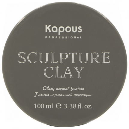 Глина для укладки волос нормальной фиксации Kapous Professional Sculpture Clay 100 мл