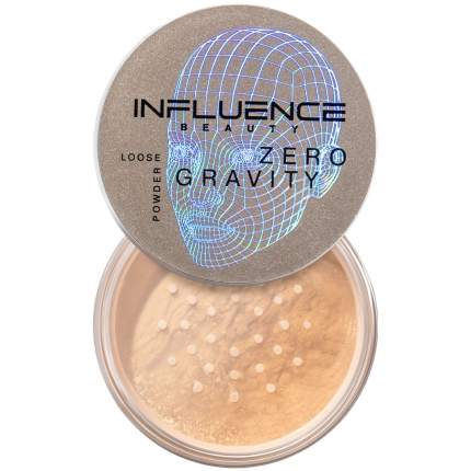 Пудра Influence Beauty ZERO GRAVITY рассыпчатая, матовый эффект, бежевый, 4 г