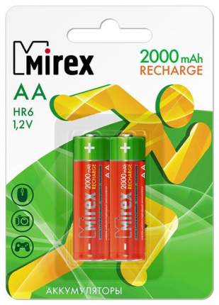 Аккумуляторная батарея Mirex HR6-20-E2 2 шт
