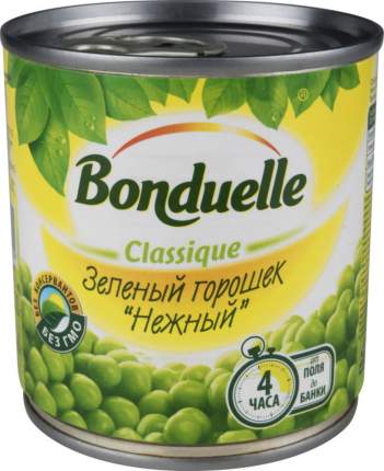 Горошек зеленый Bonduelle classique нежный 200 г