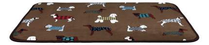 Коврик для собак TRIXIE FunDogs плюш, коричневый, 90x68 см