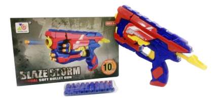 Бластер Zecong Toys стреляющий мягкими снарядами 10 шт. 31x19,5x8,5 см