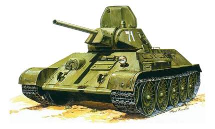Модель для сборки Zvezda 1:35 Советский танк Т-34/76 1942 г.