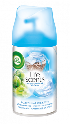 Сменный аэрозоль Air Wick life scents fresh edition воздушная свежесть 250 мл