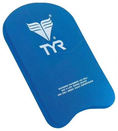 Доска для плавания TYR Junior Classic Kickboard LJKB голубая/синяя