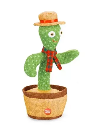 Интерактивная игрушка Dancing Cactus танцующий и поющий кактус