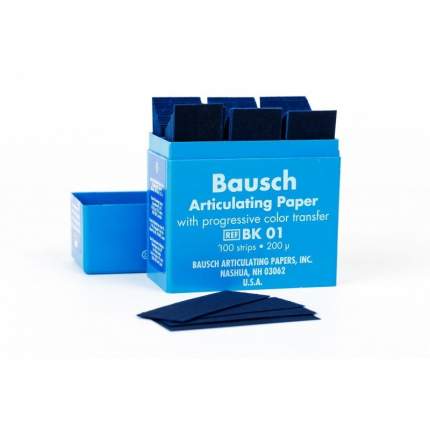 Артикуляционная бумага BK 01 300 листов синяя 200 мкм