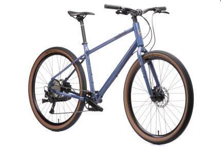 Городской Велосипед KONA 2021 DEW PLUS 27.5X47 10SP MD. синий