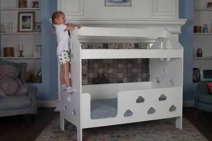 Кровать детская с бортиком и рисунком односпальная от 3 лет