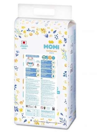 Подгузники-трусики детские Momi 12-17 кг размер 5 XL 38шт Comfort Care
