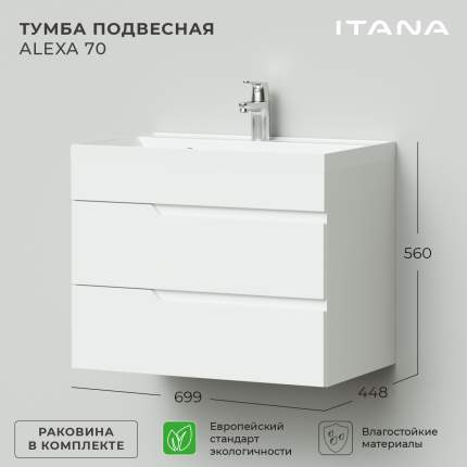 Куда стекает вода из раковины если тумба подвесная