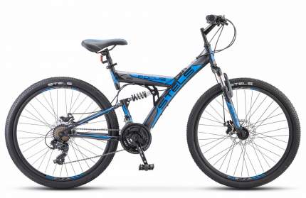 Велосипед Stels Focus MD 21-sp V010 2018 18" черно-синий