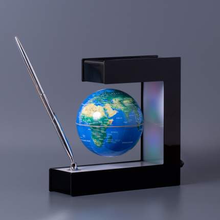 Левитирующий глобус с ручкой  (синий) (D -   ...