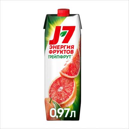 Нектар J7 Грейпфрут с мякотью 0,97 л
