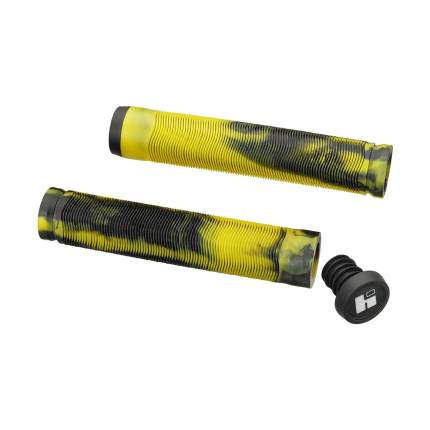 Грипсы Hipe H4 Duo, 155 мм Black/yellow, черный/желтый