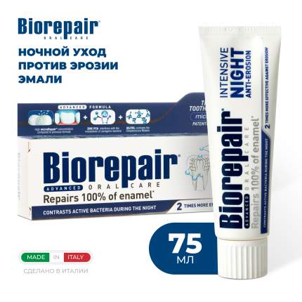 Зубная паста BioRepair Intensive Night Repair 75 мл