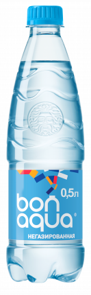 Вода питьевая Bonaqua негазированная пластик 0.5 л