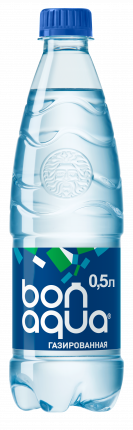 Вода питьевая Bonaqua газированная пластик 0.5 л