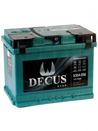 DECUS 060255K11D_2022 Аккумулятор 60 а/ч "DECUS" 630A (обратная полярность)   ...