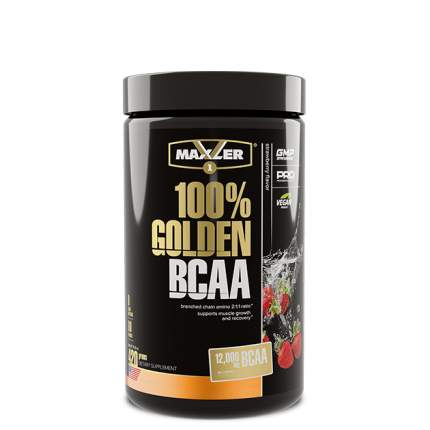 Аминокислоты БЦАА MAXLER 100% Golden BCAA "Клубника" (420 гр)