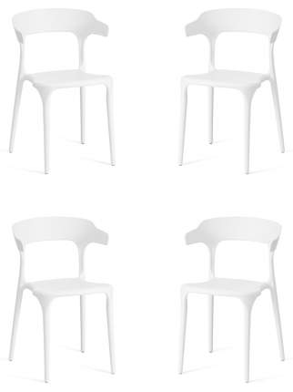 Комплект стульев для кухни TetChair TON, 4 шт., пластик, белый
